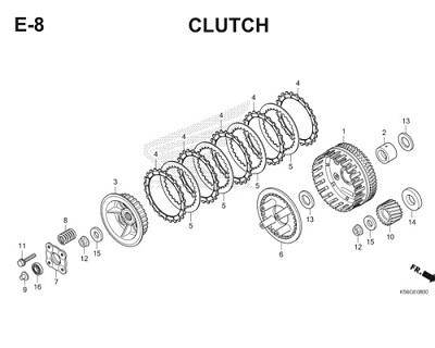 E8 Clutch Thumb