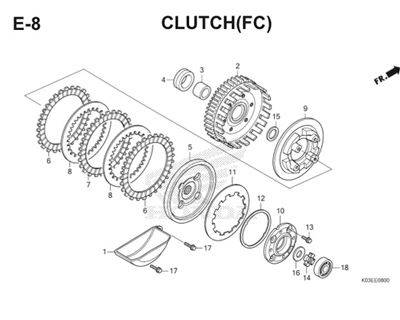 E8 Clutch Thumb