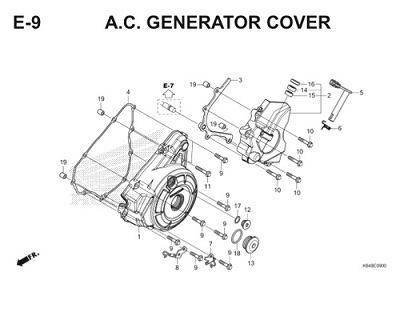 E9 A.C. Generator Cover Thumb