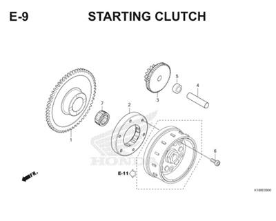 E9 Starting Clutch Thumb