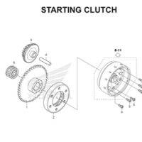 E9 Starting Clutch Thumb