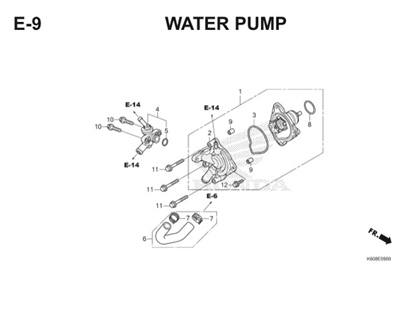 E9 Water Pump Thumb