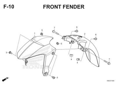 F10 Front Fender Thumb