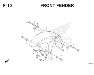 F10 Front Fender Thumb