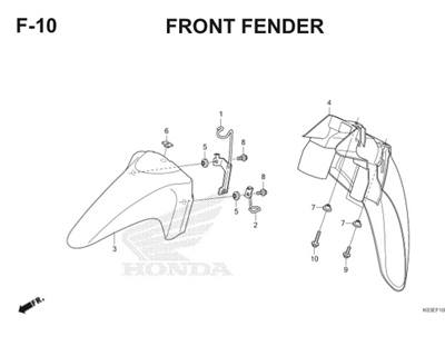 F10 Front Fender Thumb