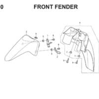 F10 Front Fender Thumb