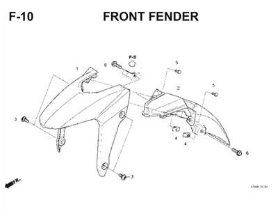 F10 Front Fender Thumb