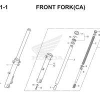 F11 1 Front Fork Thumb