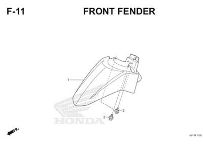 F11 Front Fender Thumb