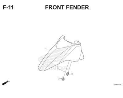 F11 Front Fender Thumb