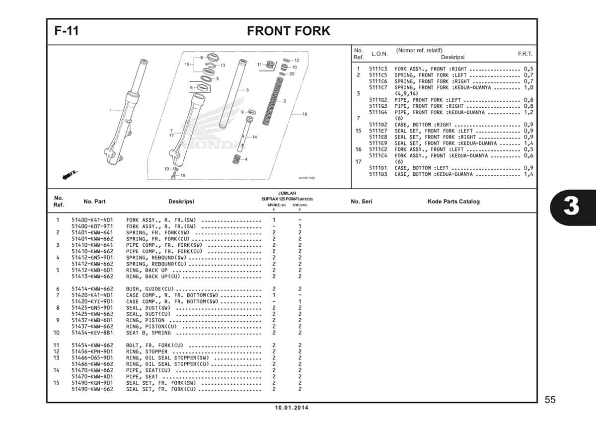  F11 Front Fork 1