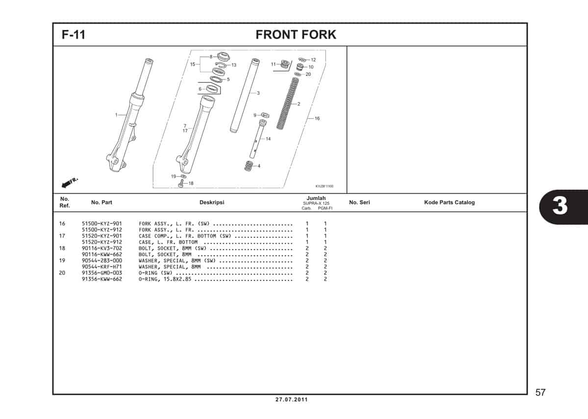  F11 Front Fork 2