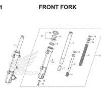 F11 Front Fork Thumb