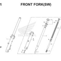 F11 Front Fork Thumb