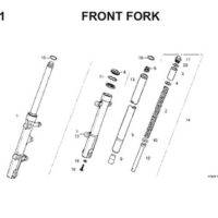 F11 Front Fork Thumb
