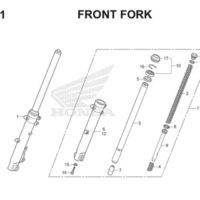 F11 Front Fork Thumb