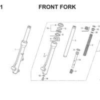F11 Front Fork Thumb