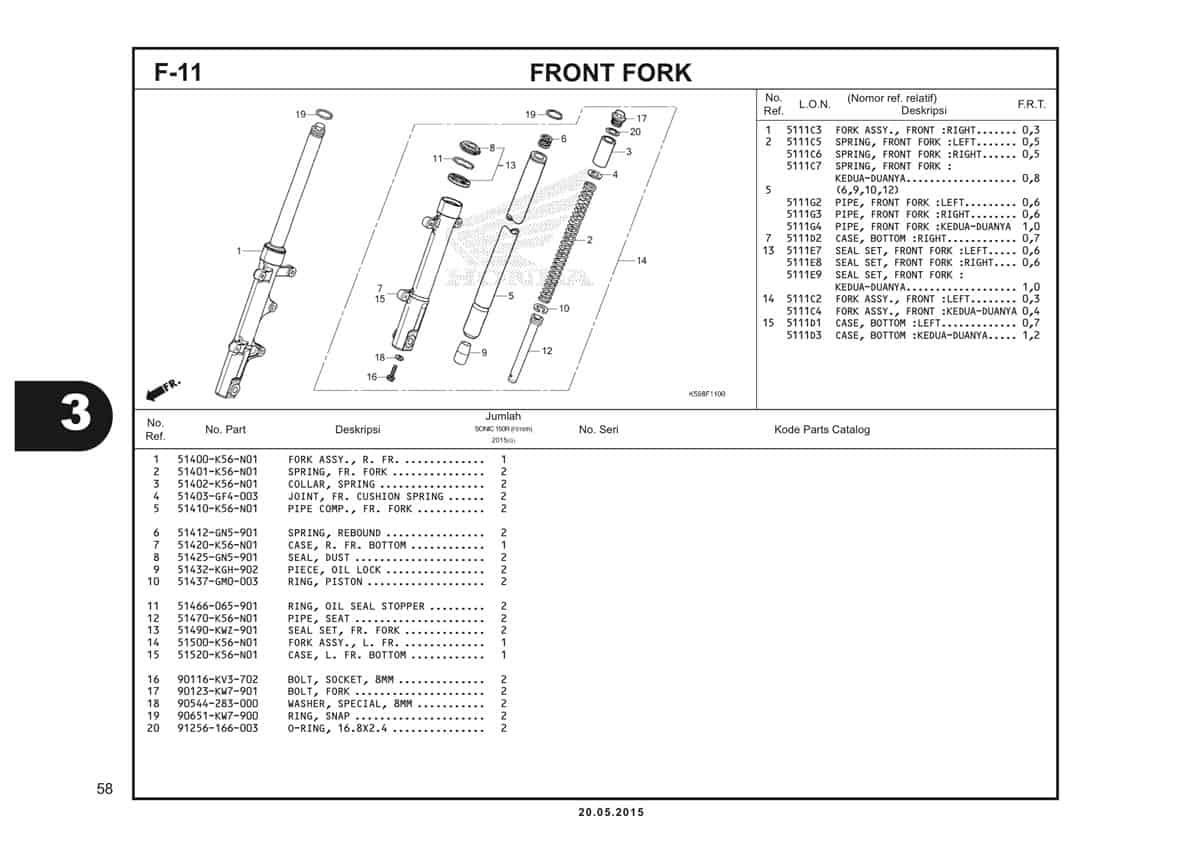  F11 Front Fork