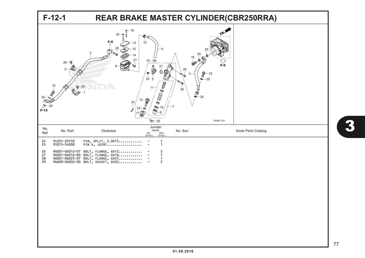  F12 1 Rear Brake Master Cylinder 2