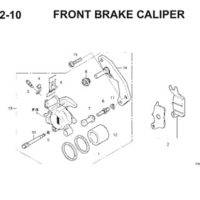 F12 10 Front Brake Caliper Thumb