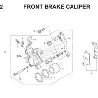 F12 Front Brake Caliper Katalog Blade K47 Thumb