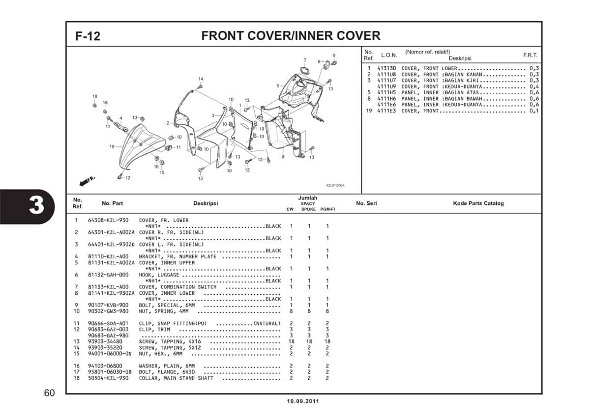  F12 Front Cover Inner Cover 1