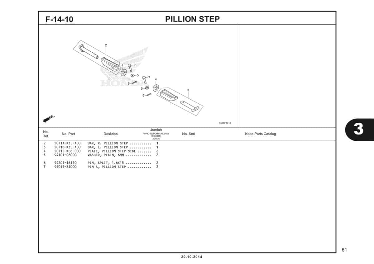  F14 10 Pillion Step