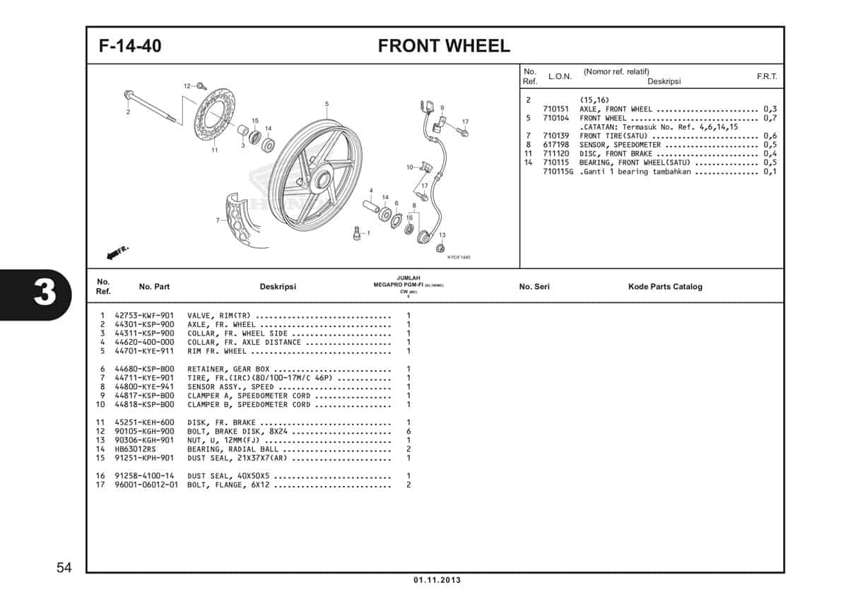  F14 40 Front Wheel