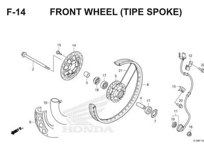 F14 Front Wheel Thumb