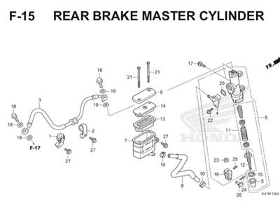 F15 Rear Brake Master Cylinder Katalog Blade K47 Thumb