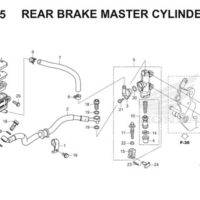 F15 Rear Brake Master Cylinder Thumb
