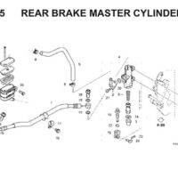 F15 Rear Brake Master Cylinder Thumb