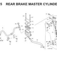 F15 Rear Brake Master Cylinder Thumb