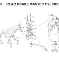 F15 Rear Brake Master Cylinder Thumb