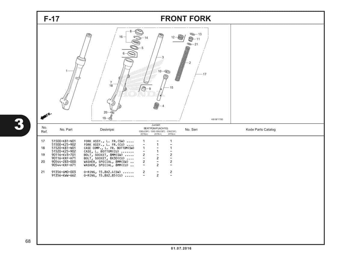  F17 Front Fork 2