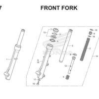 F17 Front Fork Thumb