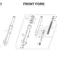 F17 Front Fork Thumb
