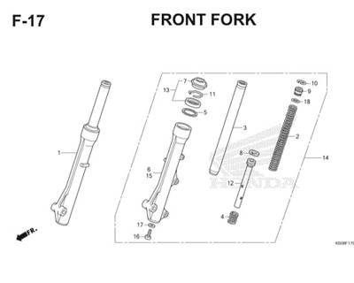 F17 Front Fork Thumb