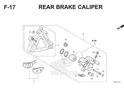 F17 Rear Brake Caliper Katalog Blade K47 Thumb