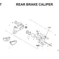 F17 Rear Brake Caliper Thumb