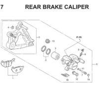 F17 Rear Brake Caliper Thumb
