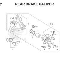 F17 Rear Brake Caliper Thumb