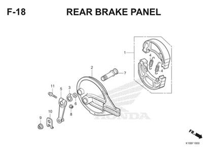 F18 Rear Brake Panel Thumb