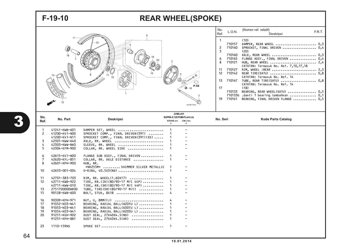  F19 10 Rear Wheel