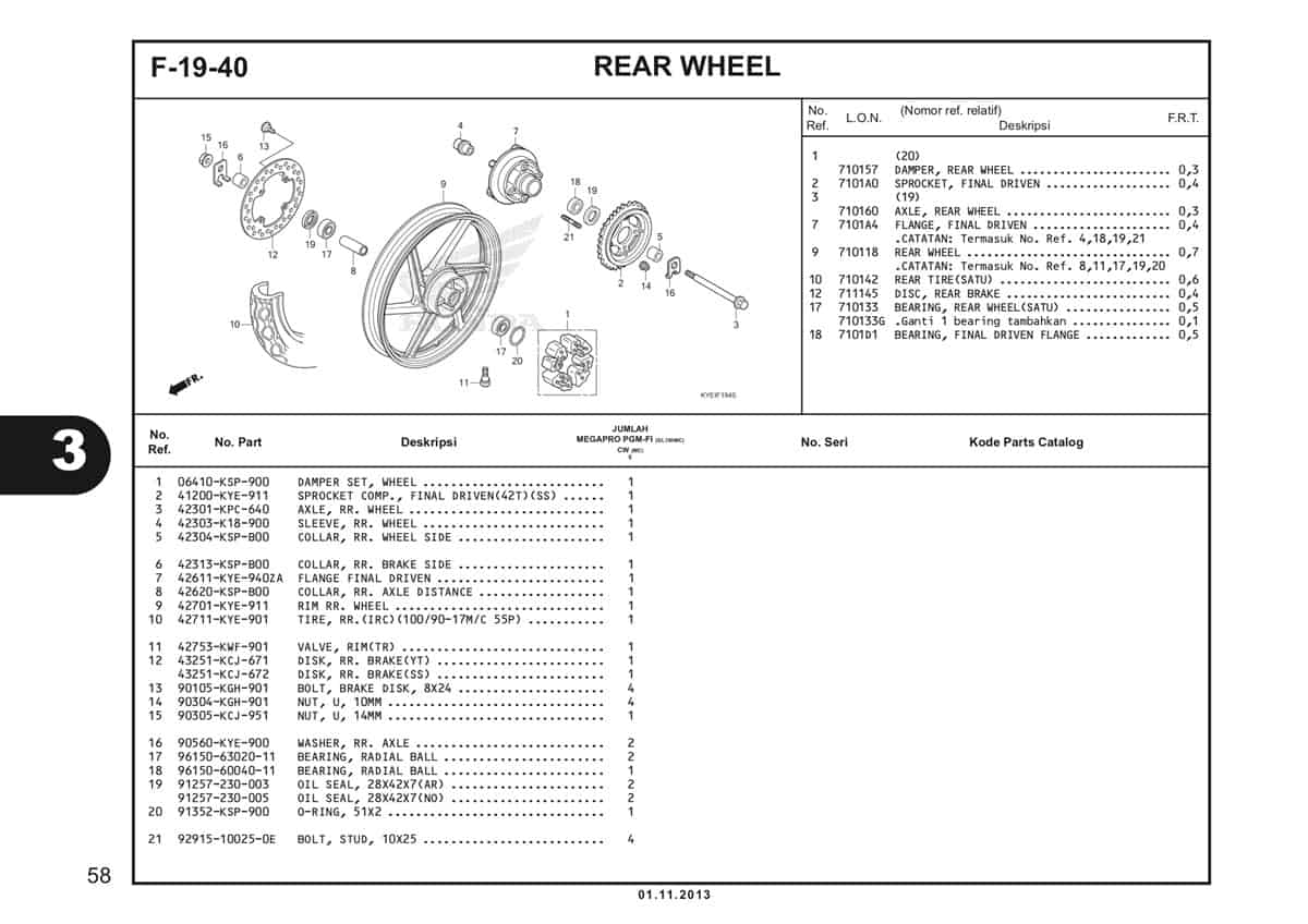 F19 40 Rear Wheel