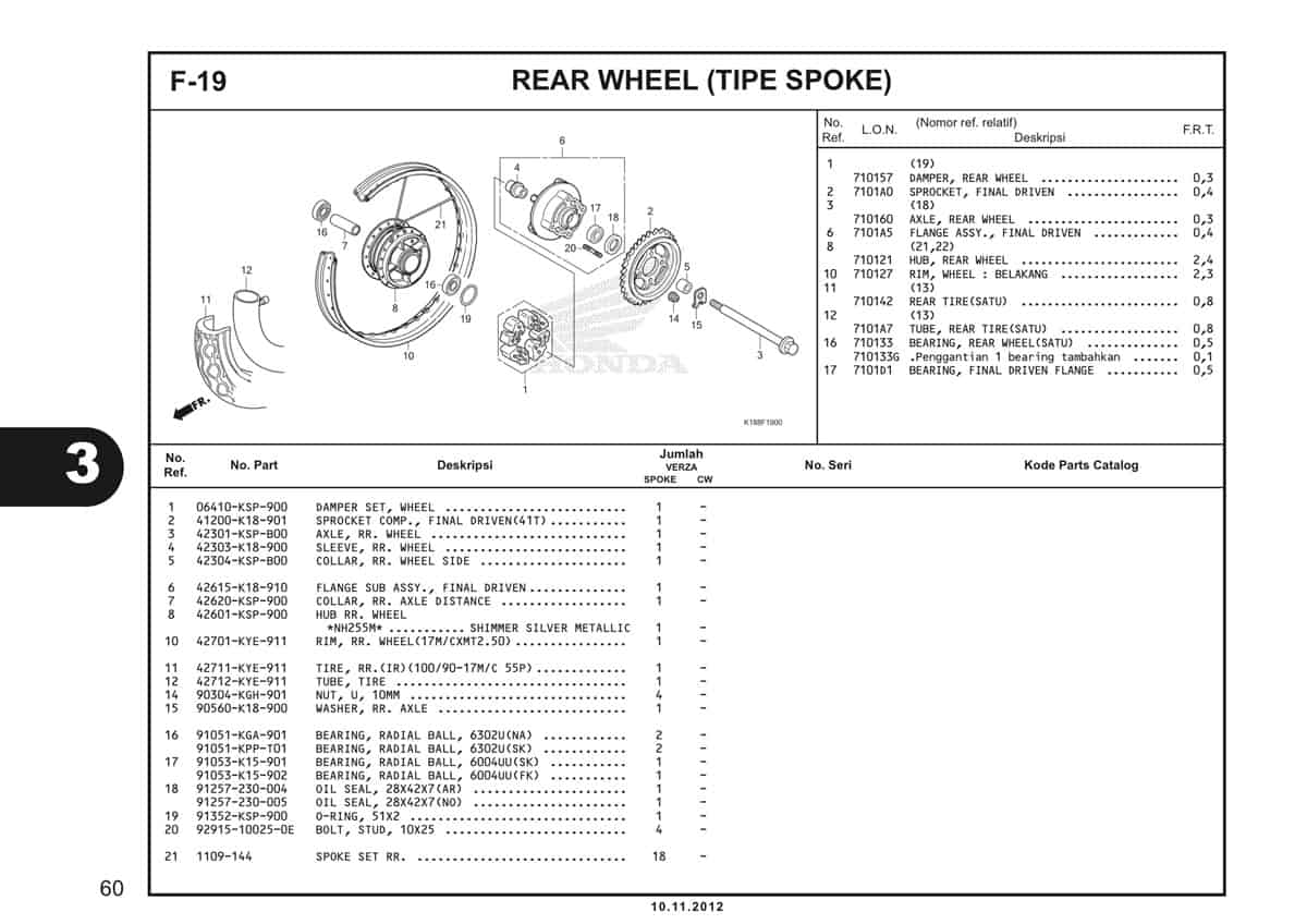  F19 Rear Wheel