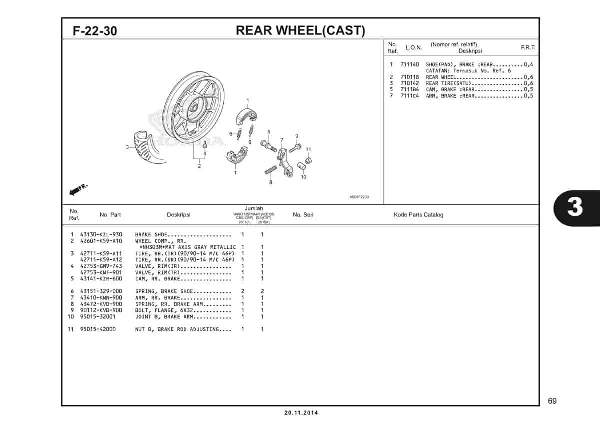  F22 30 Rear Wheel