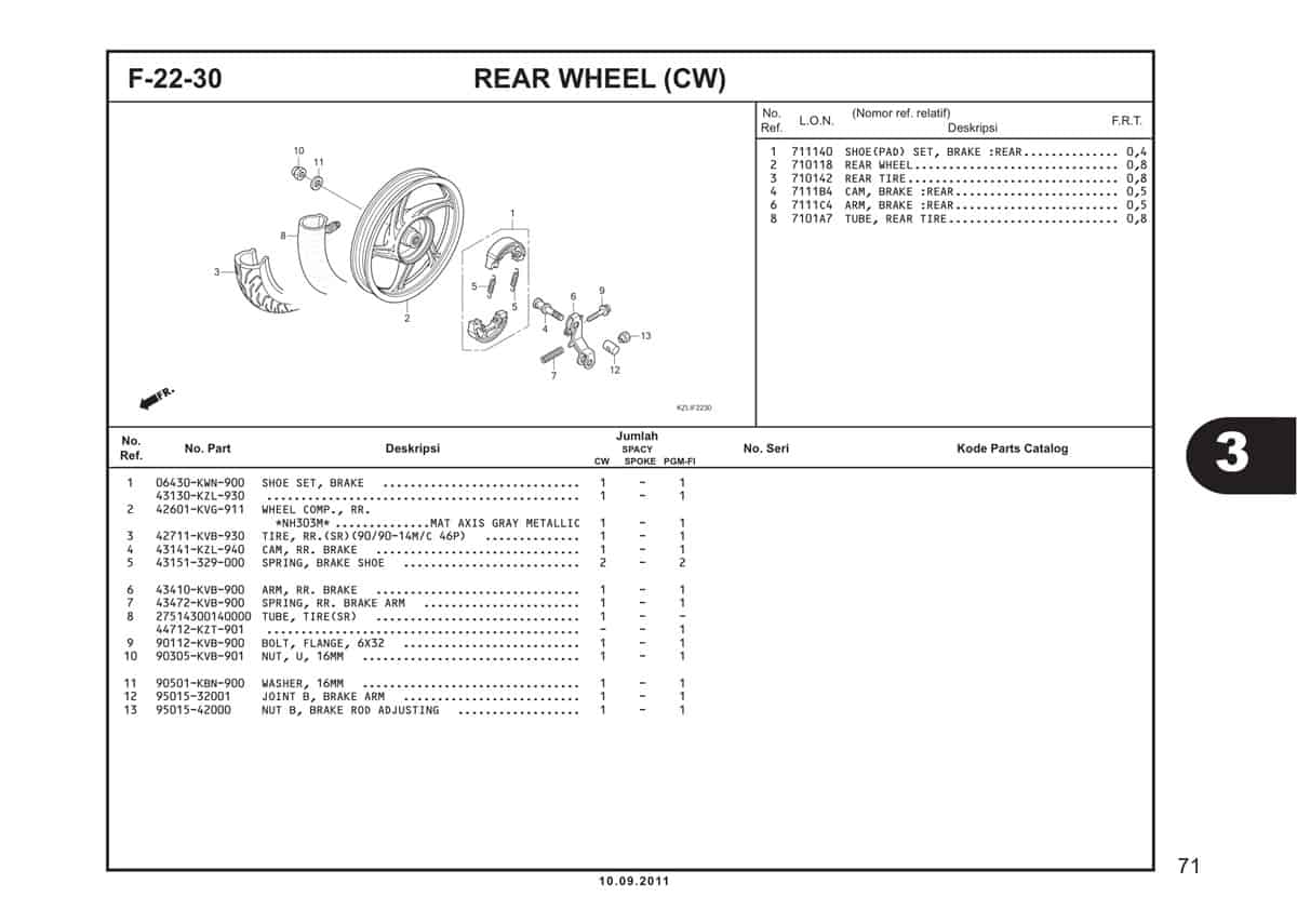  F22 30 Rear Wheel