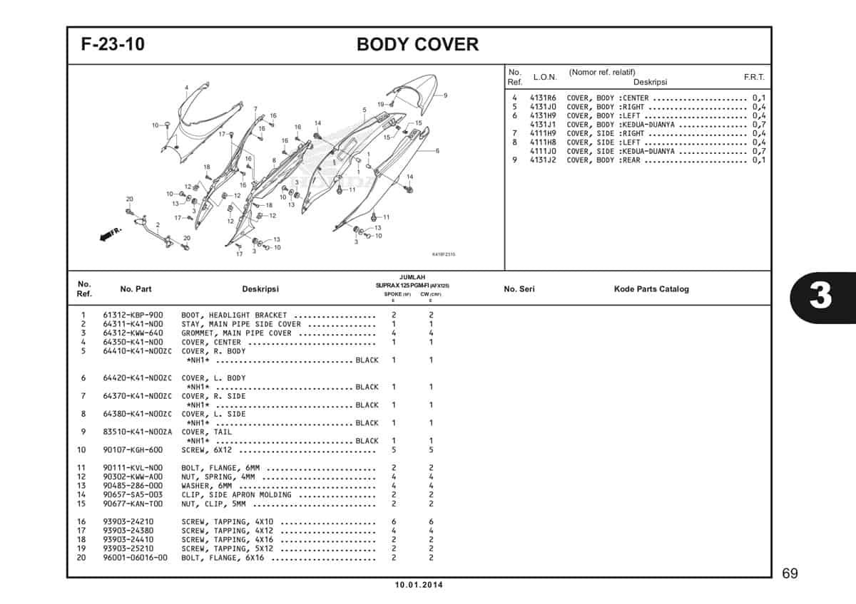  F23 10 Body Cover