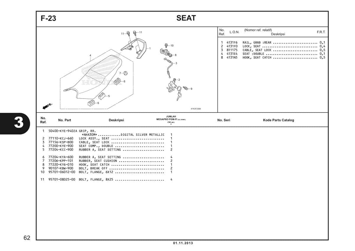  F23 Seat